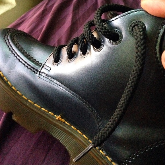 ‼️SOLD‼️Dark Grey Metallic Dr. Marten's - Picture 1 of 4
