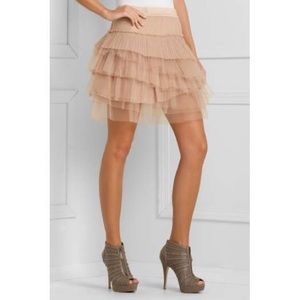 BCBG nude tutu skirt