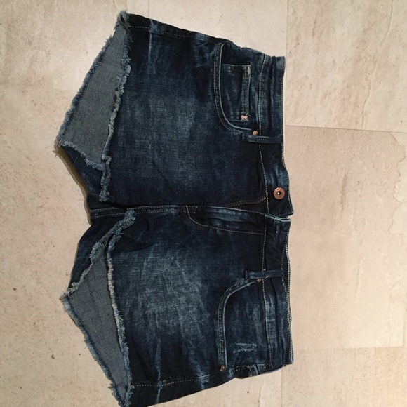 Blue jean shorts