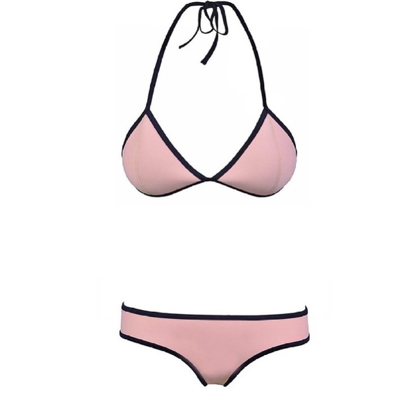 Brand new pink neoprene bathing suit