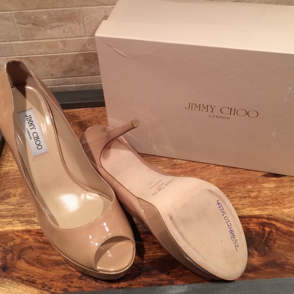 SOLD - Jimmy choo crown patent leather heels sz 42 - Picture 3 of 4