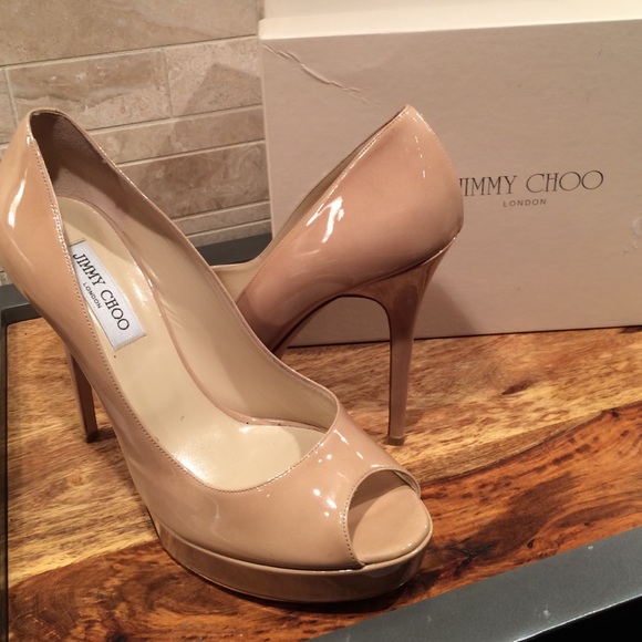 SOLD - Jimmy choo crown patent leather heels sz 42 - Picture 4 of 4