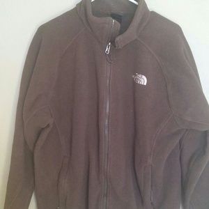 Men's Large Brown North Face fleece