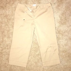 Loft khaki capris