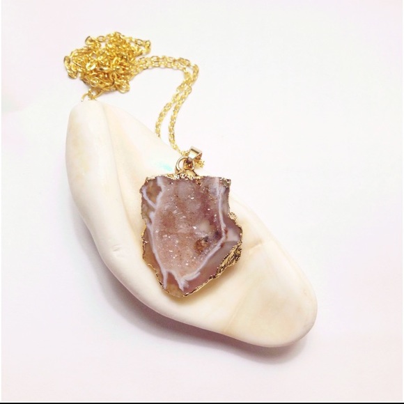 Unique Natural Gemstone Necklace - Picture 2 of 3