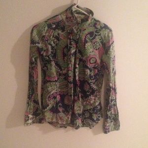 Lilly Pulitzer Button Down Shirt Size 4