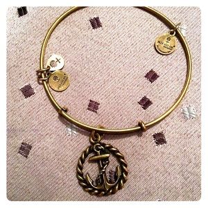 Alex & Ani Gold Anchor bracelet