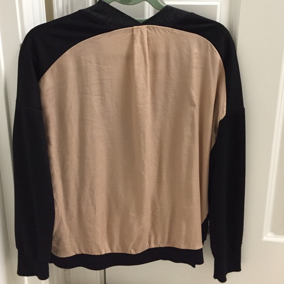 ZARA Light Black/Beige Blazer - Picture 2 of 4