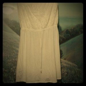 Lovely Lace White Elegant Dress