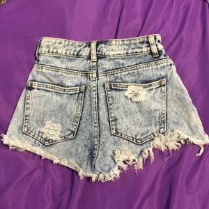 High waist bullhead shorts from PacSun