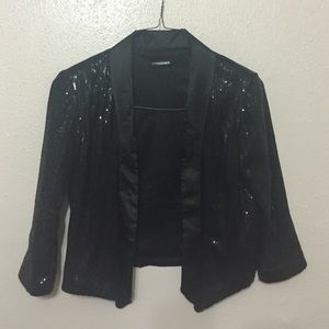 Black sequin blazer Black sequin blazer