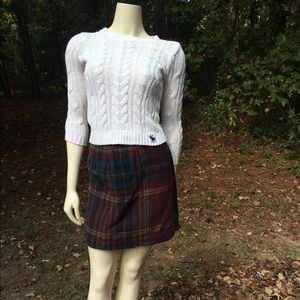 Tight knight Abercrombie & Fitch Cream Sweater S