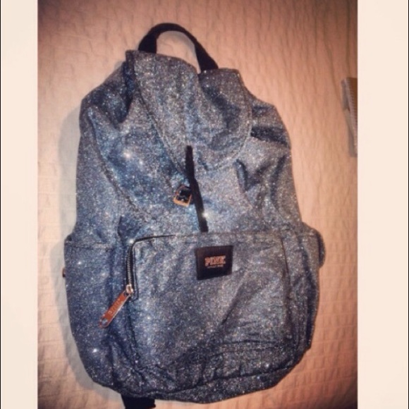 Sparkly pink backpack