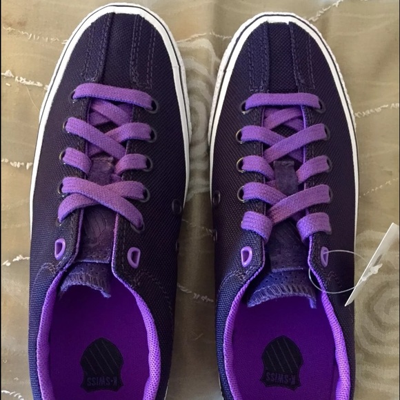 K Swiss purple size 6 casual tennis shoes