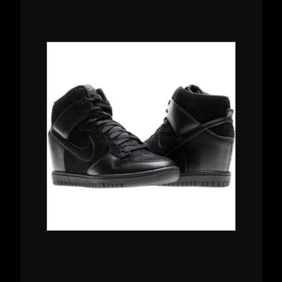 Women's dunk sky hi wedge sneaker shoes size 8.5