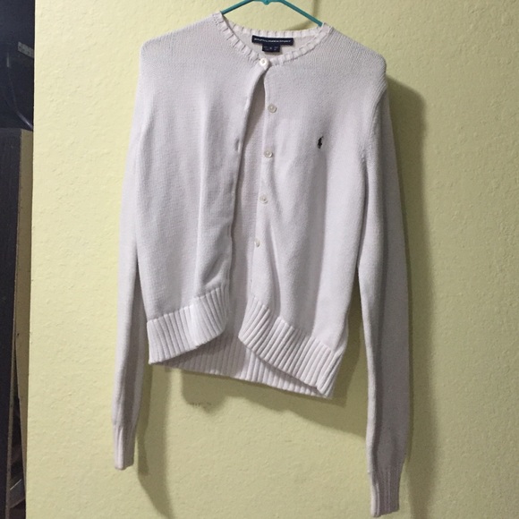 Thick polo button down cardigan