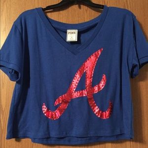 Victoria's Secret Pink cropped shirt, perfect