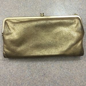 Hobo "Lauren" wallet - Gold