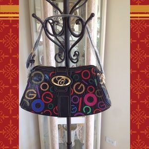 NWT 100% AUTHENTIC COOGI BLACK LEATHER HANDBAG