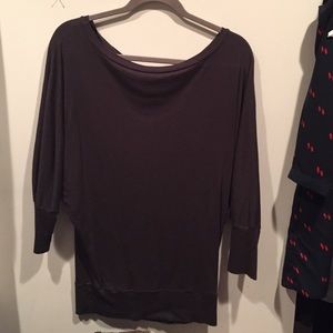 Michael Stars dark gray OS top