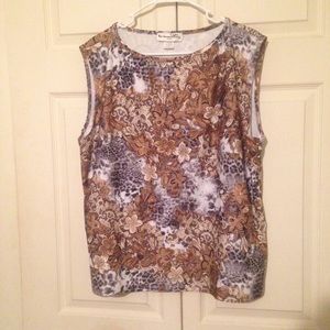 Floral Sleeveless Top