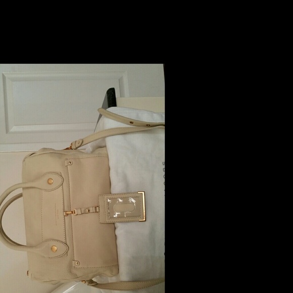Marc Jacobs Large Satchel Crossbody Beige Cream