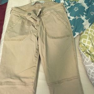 Khaki skinny jeans