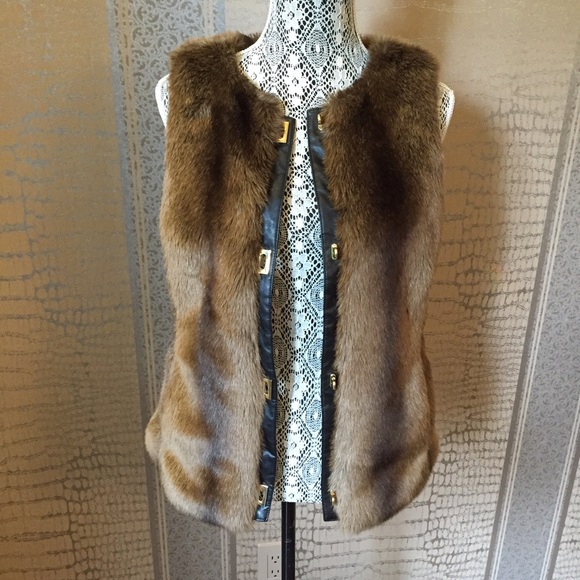 C Wonder Jackets & Blazers - C WONDER FAUX FUR VEST