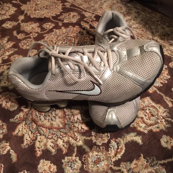 Nike shox running shoe