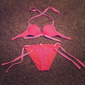 VS Push-up halter & side tie bikini