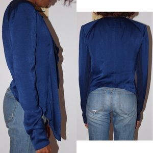 BCBGMaxAzria Jackets & Coats - BCBG Blue Sweater Blazer BCBGMaxAzria Jackets & Coats - BCBG Blue Sweater Blazer