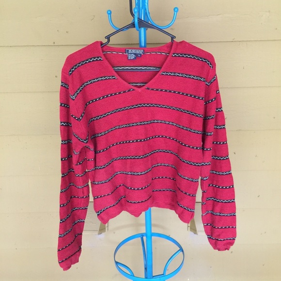 Striped Cropped Sweater