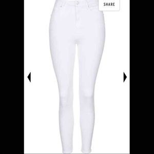 White . Joni Jeans. TopShop