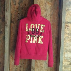 ❌RESERVED SWAP❌VS PINK Fur Lined Jacket