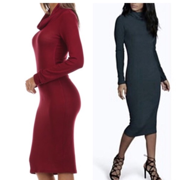 💥💥💥💥Black turtle neck dress SALE - Picture 2 of 2