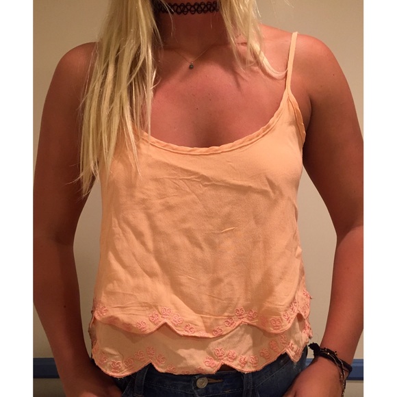 LF Peach Blouse - Picture 1 of 2