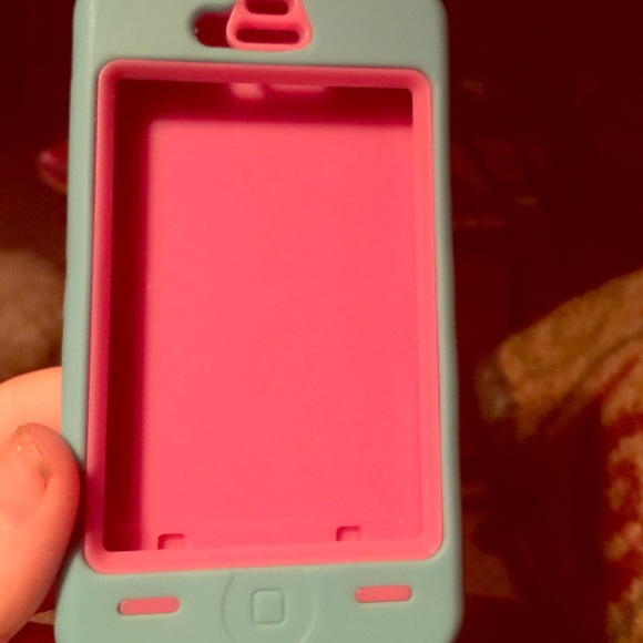 Pink and Blue iPhone 4s case