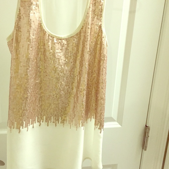 Strapless Blouse with Gold Bead Details - Picture 1 of 4