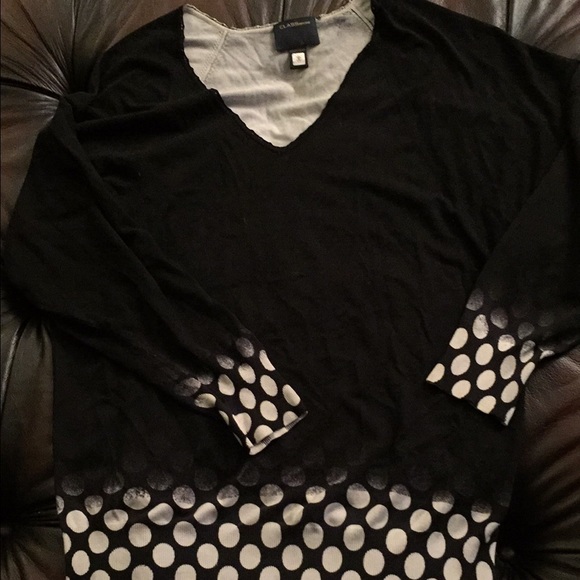 Roberto Cavalli Class silk blend v-neck pull over - Picture 1 of 4