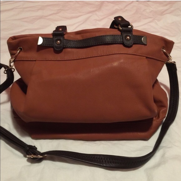 Large brown crossbody bag
