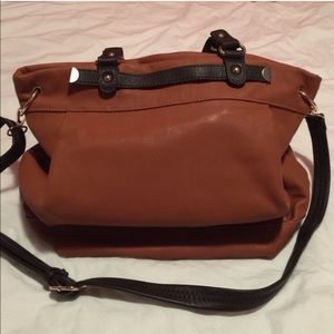 Large brown crossbody bag