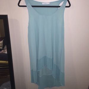 Size small high-low chiffon tank from Nordstrom