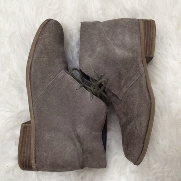 Suede ankle boots
