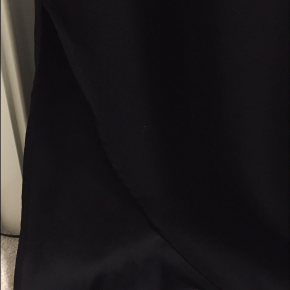 TOP SHOP Mini Black Dress with Slit - Picture 2 of 3