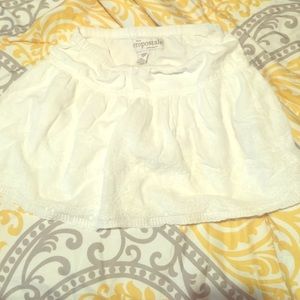 White skirt