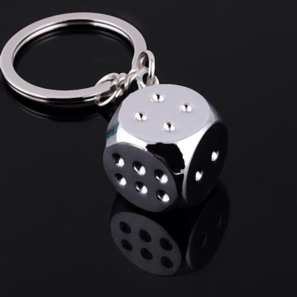 Square dice keychain - Picture 1 of 1