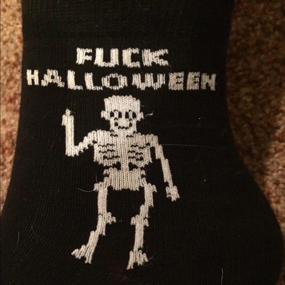 Fuck Halloween Socks