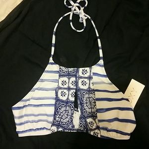 Roxy bikini halter top