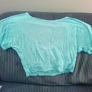 T shirt with open back