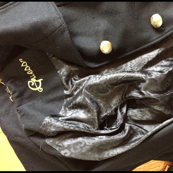 🎉HP🎉💐Wool Black Guess Jacket 💐 - Picture 4 of 4